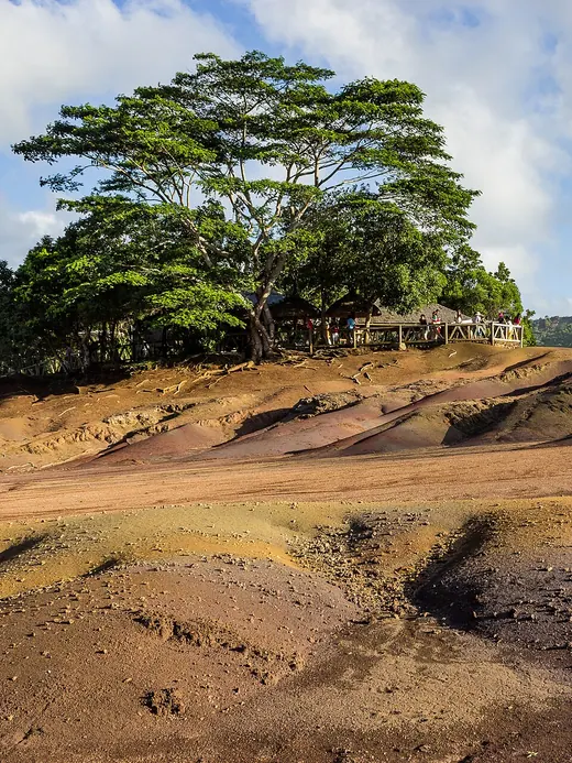 The Seven Coloured Earths at Chamarel