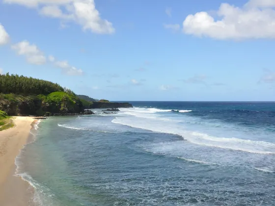 The wild south coast of Mauritius